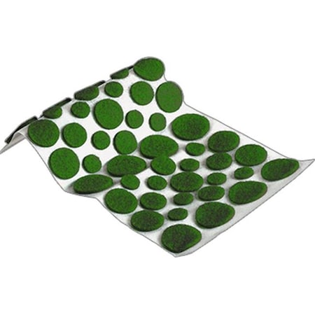 Richelieu Richelieu America 235745 TruGuard Round Adhesive Felt Pads; Green - Pack of 48 235745